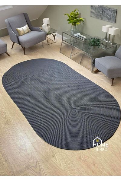 HomeTurko Wicker, Jute Patterned Modern Interior and Exterior Door Mat, Balcony Mat, Bathroom Mat / Gift.