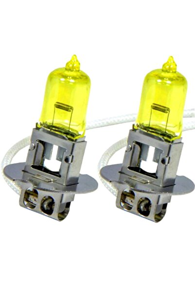 Genel Markalar 12v 55w H3 Süper Sarı Işık Civciv Sarısı Limon Sarısı Ampul Seti