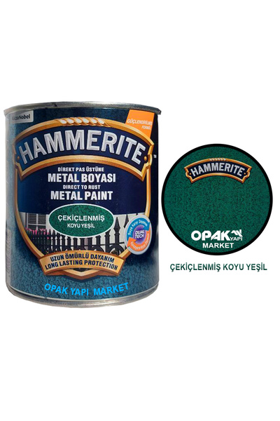 Marshall Hammerite Çekiçlenmiş Koyu Yeşil 0,75lt (1 kg)