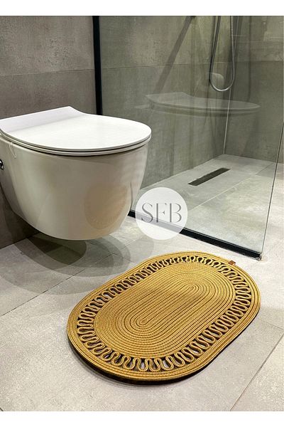 SFB Home Textile Χαλάκι μπροστινού καθίσματος τουαλέτας 40x60cm, Χαλάκι μπάνιου, Μικρό χαλάκι πόρτας, Χαλάκι τουαλέτας, Χαλάκι πόρτας, Χαλάκι Bohemian