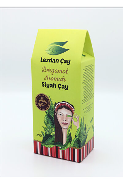 lazdan çay Bergamot Aromalı Siyah Çay 350 Gr