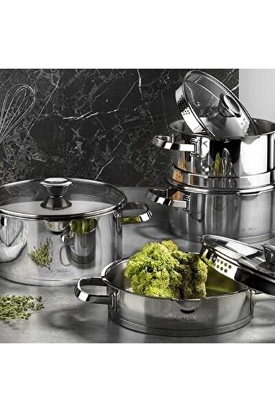 Aryıldız Lilyum Prestige Plus 8 Parça Tencere Set