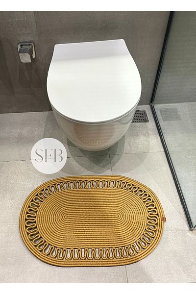 SFB Home Textile Χαλάκι μπροστινού καθίσματος τουαλέτας 40x60cm, Χαλάκι μπάνιου, Μικρό χαλάκι πόρτας, Χαλάκι τουαλέτας, Χαλάκι πόρτας, Χαλάκι Bohemian