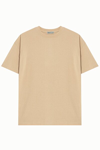 HANCLO Футболка з коротким рукавом літнього кольору 2 пакети з базовою європейською формоюOversize Fit Cut з коротким вирізом на шиї екіпажу