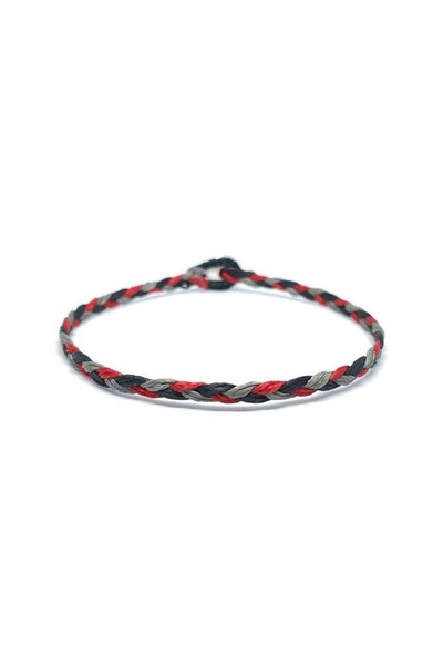 tbek Unisex Multicolor Handmade Knitted Bracelet in Summer Colors