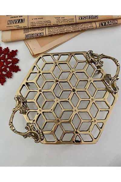 hediye RICE CAST TABLE WITH HONEYCOMB TEAP RACK COOKER MAT PRESENTATION PRESENTATION HOME DECOR GIFT