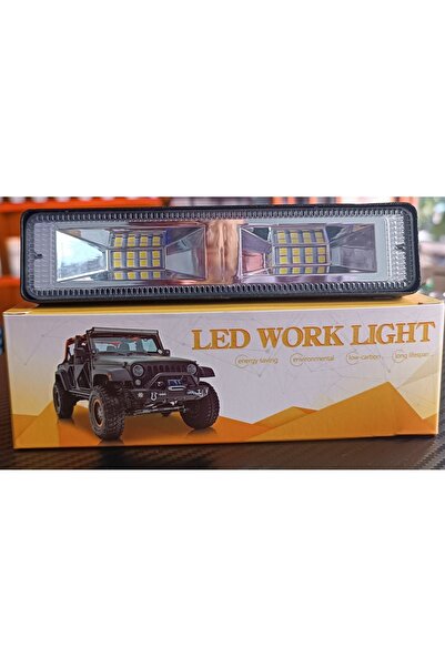 YENİLZD 16 LED 48W OFF ROAD SİS LEDİ DÜZ-ÇAKAR GÜNDÜZ LEDİ SİS LEDİ MOTORSİKL...