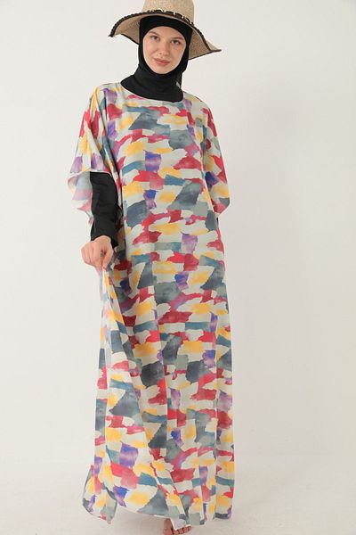 medipek Hijab Swimsuit - Patterned Pareo