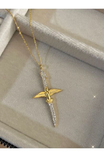 h&b design jewel 925 Ayar Gümüş Elif Anka Kolye