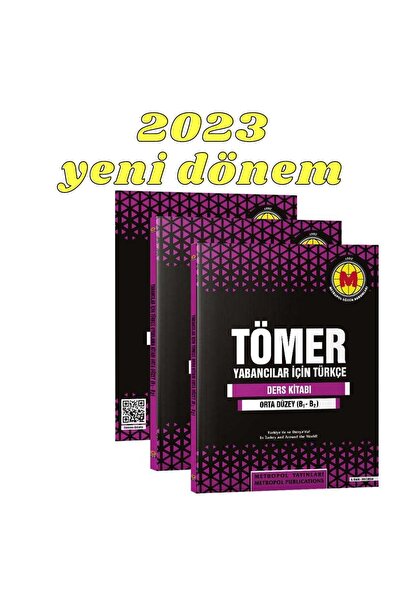 Metropol Yayınları 2023 Yeni Dönem Tömer-yabancılar Için Türkçe (b1-b2) Orta ...