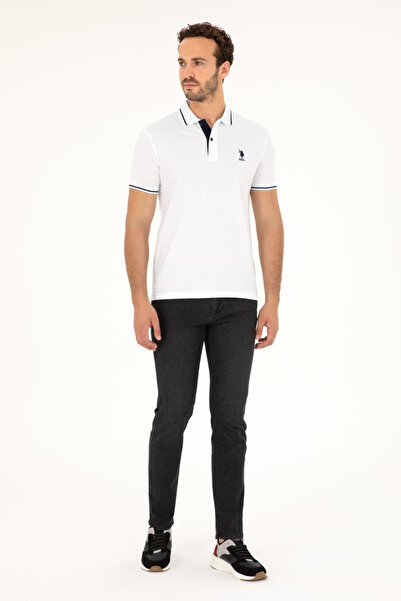 U.S. Polo Assn. Λευκό T-Shirt - Ανδρικό