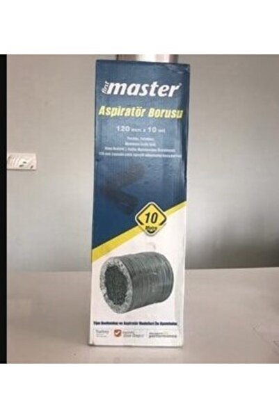 KL HOME 10 Metre Esnek Bükülür Aspiratör Havalandırma Borusu 120 Mm X 10 Metre