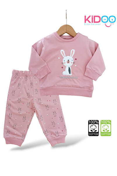 yavrucak baby Kız bebek 2li takım tam kalıp 6-24 aylık arası 2iplik pamuklu  ...