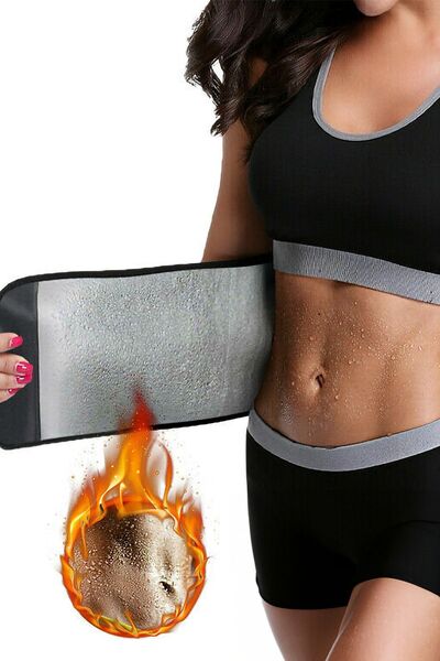 Ankaflex Unisex Thermal Pearl Detailed Fat Burning Belt Sports Corset - Waist Belly Slimming and Shaping