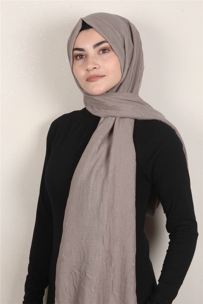 Eşarppark Bambu Kraşlı Şal 2724-9 Sıcak Kahve