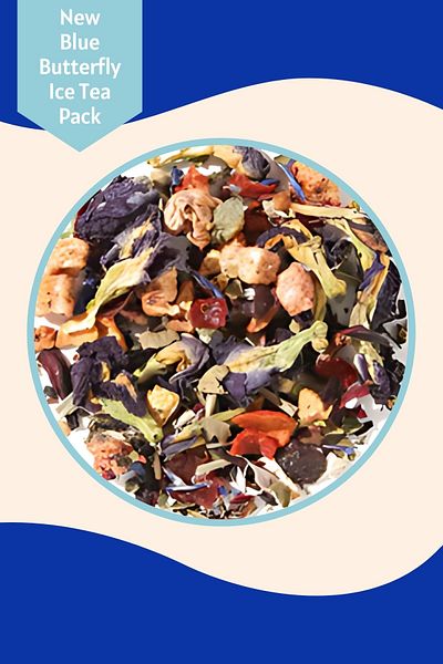 Mim and More - Blue Butterfly Ice Tea Pack