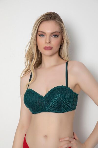 ARONA Lotus Balenli Sütyen Yeşil