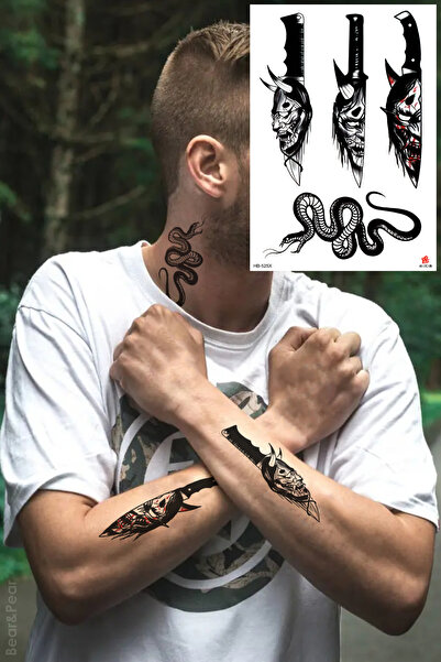 BP Tattoo Dexter Geçici Dövme Unisex Tattoo