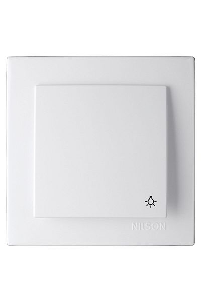 Nilson Touran White Light Switch Mek.+ Cover