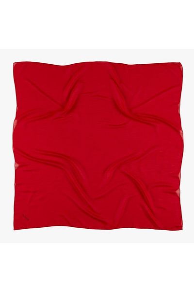 SİNEM EŞARP Sinem Plain Red Cheesecloth - India Db-100 07
