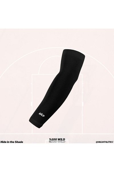 Wild Athletic Sports Black Basketball Unprotected Sports Sleeve - Single Pack