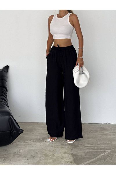Noa Noa Wide Leg and Lined Women's Trousers