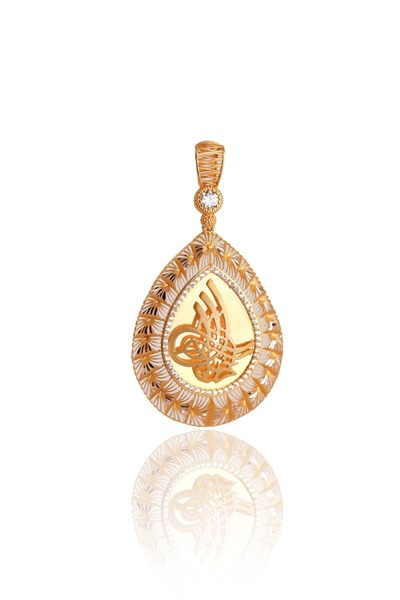 Çelikoğlu Kuyumculuk ÇELİKOĞLU KUYUMCULUK 14 AYAR ALTIN TUGRALI KOLYE UÇU 7,7...