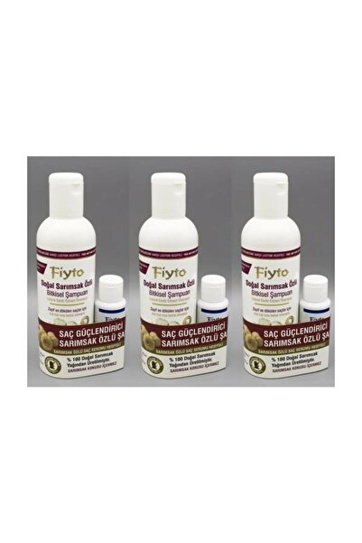 Fiyto 3 Adet Sarımsaklı Şampuan (500ml) Losyon