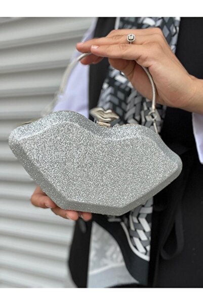 Çanta Trend Geantă lungă de rochie de seară cu piatră de cristal - Mâna și te...