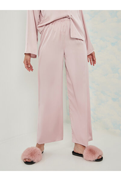 Styli Solid Piped Button Through Shirt & Pyjama Set