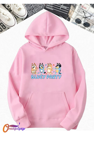 oneagılyazı BLUEY PARTY - Kids Sweatshirt Hoodie