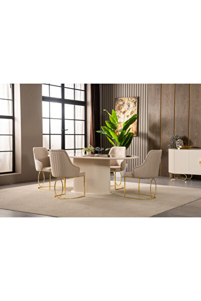 mobilyabazari Luccix Masa ve 6 Sandalye