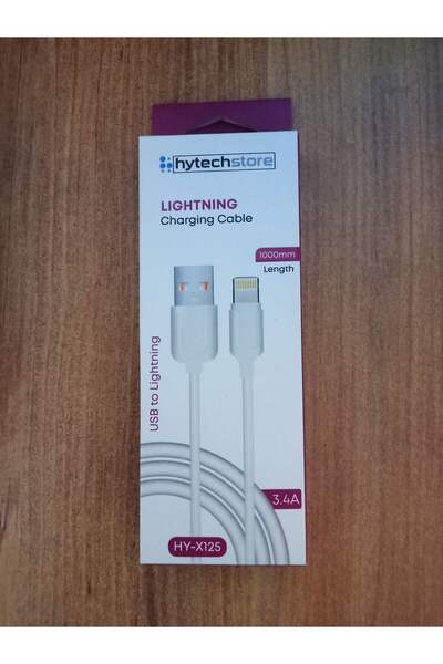 Hytech Store Şarj ve Data Kablosu 1M 3,4A Type-C / Lightnin / Micro_Usb