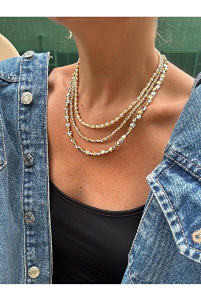 Rossetto Atelier قلادة دوريكا مع اللؤلؤ