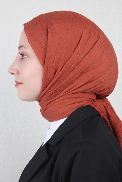 Eşarppark Bambu Kraşlı Şal 2724-77 Taba