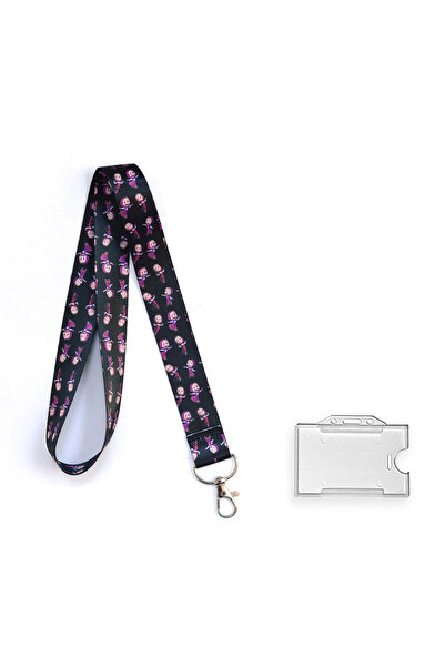 YİĞİTBAŞI Desen Boyun İpi Ve Telefon Askısı Okul ,hastane , BOYUN İPİ +ŞEFFAF...