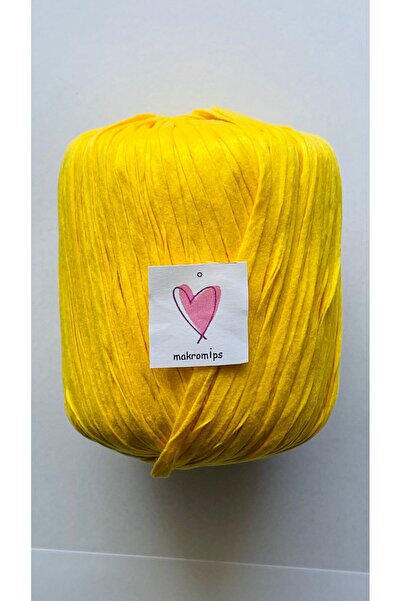 Makromİps RAFIA MOALE PREMIUM - 50g/65m Geantă moale de rafie marmorată, vârf...