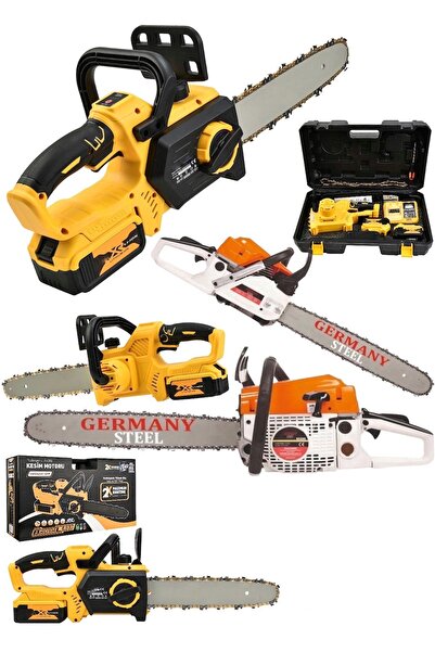 Genel Markalar 2'li Set 9 HP Benzinli Odun Kesme Hızar Motoru 598Vf Otomatik ...