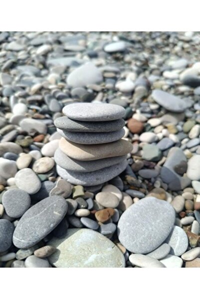 SİDE Yassı Taş 5 Kg. Boyama Hobi Deniz Taşı Mağnet Süs Taşı 5-7 Cm Akvaryum Aşkı