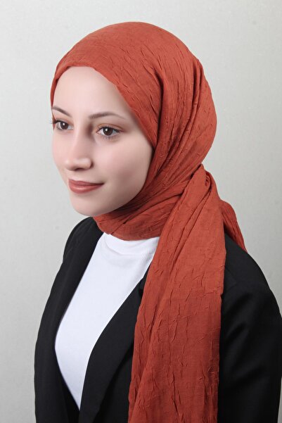 Eşarppark Bambu Kraşlı Şal 2724-77 Taba