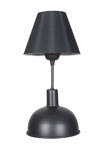 Fer Avize Prague Modern Design Black Headed Black Base Lampshade - Table - Night Lamp