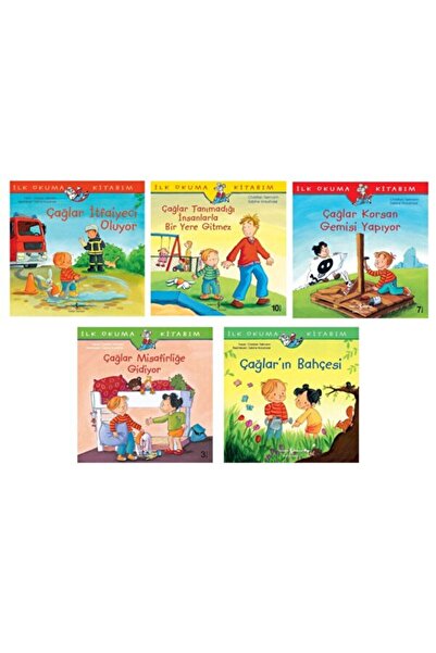 TÜRKİYE İŞ BANKASI KÜLTÜR YAYINLARI Çağlar Serisi - Ilk Okuma Kitabım 5 Kitap