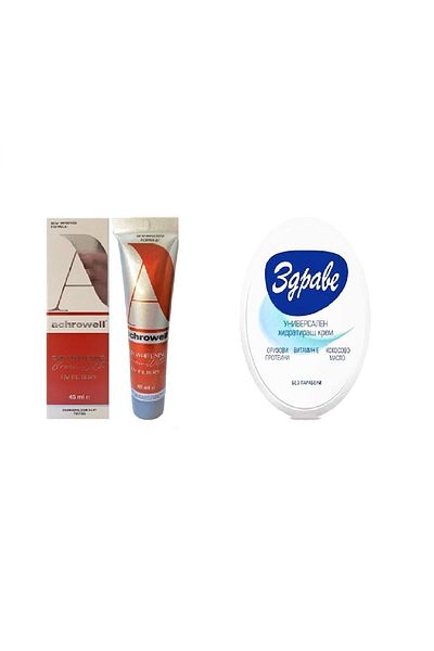 ZDRAVE (bgpale) 145ml + Achrowell Anti-Aging - Skin Tone Equalizing Cream 45ml