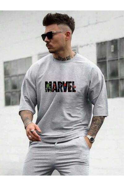 oneagılyazı Tricou oversize unisex cu imprimeu Marvel