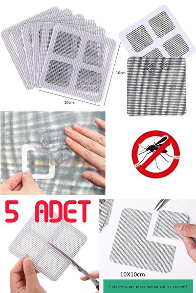 BİTERSE 5 Adet Sineklik Tamir Yaması Kendinden Yapışkanlı Sineklik Tamir Bandı