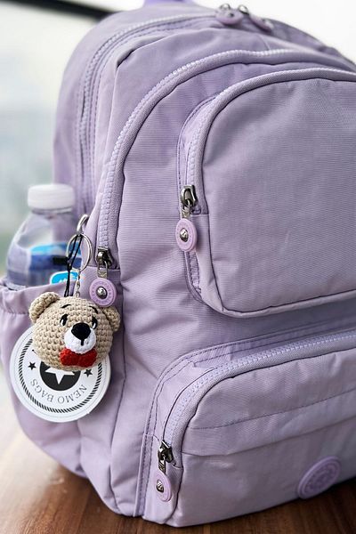 NEMO BAGS Unisex Lilac School Bag - For Laptop and Travel, Waterproof Sports Bag 40x30x15cm
