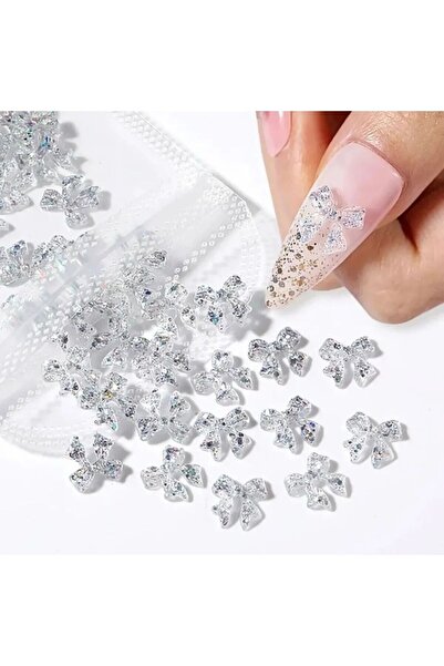 Beauty Box 30 Adet Kurdele Profesyonel Tırnak Süsleri Nail Charms Nail Art Ob...