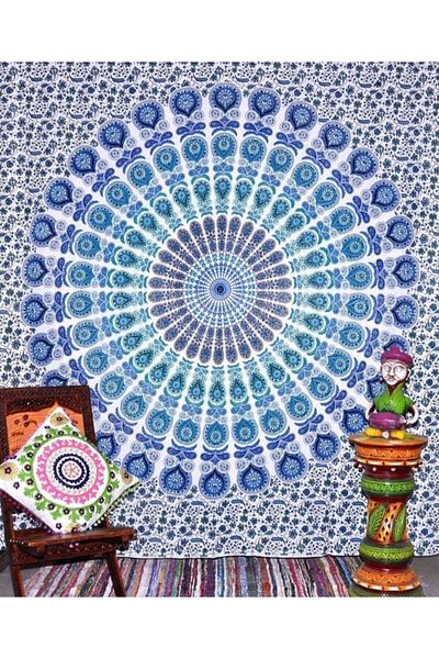 Aakriti Gallery Heritage India Mandala Bohemian Blanket - Multi-Purpose