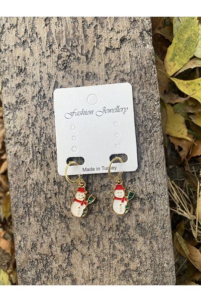 Stoneday Christmas Snowman New Year Christmas Concept Special Design Christmas Earrings