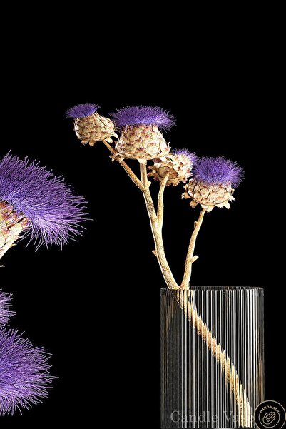 Paşabahçe Vază cilindrică din sticlă cu model opac 15 cm înălțime 10 cm lățime borosilicat fabricată manual